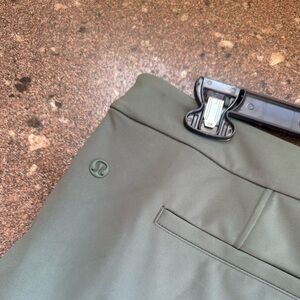 LULUEMON green wide leg pants.